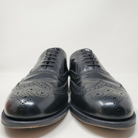 Florsheim Lexington Black Leather Oxford Wingtip main image 8